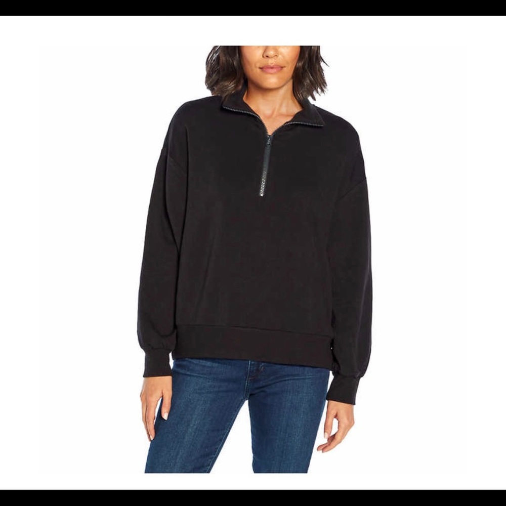 New Three Dots Ladies' Quarter Zip Pullover